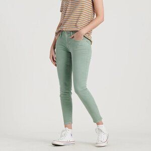 Lucky Brand Women's Low Rise Lolita Skinny Jean in Green- Size 27- New!